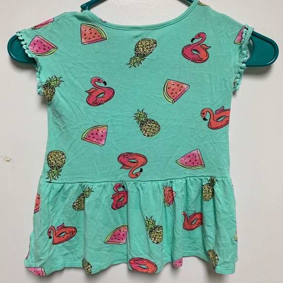 GARANIMALS Peplum Summer Short Sleeve Tee Shirt - Picture 5 of 6